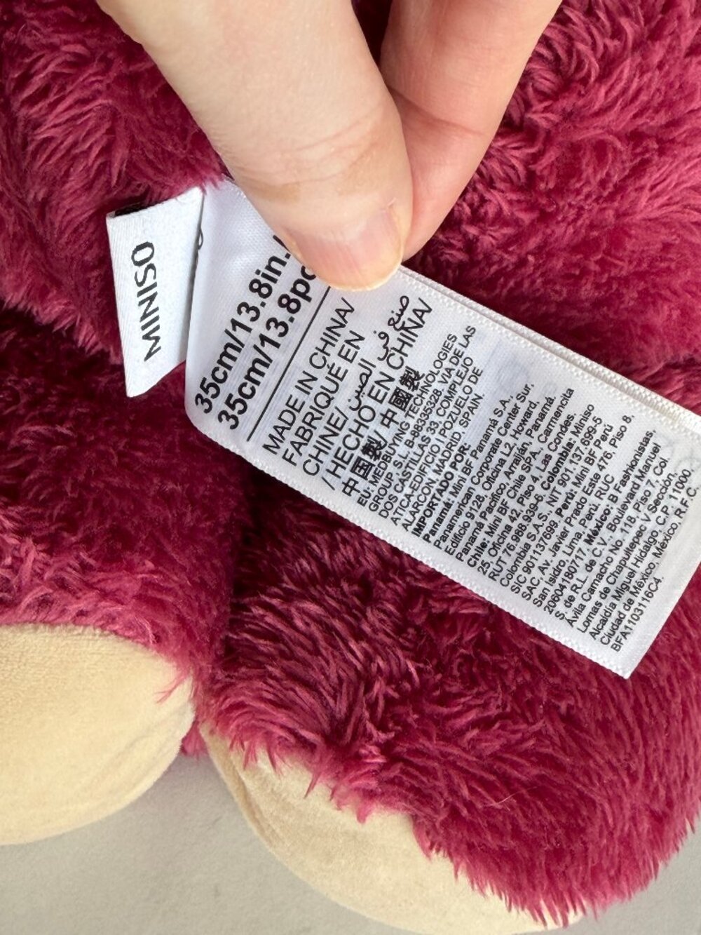 Disney Pixar Lotso Pink Strawberry O'Huggin Bear Toy Story Bear Stuffed Animal - Picture 10 of 13